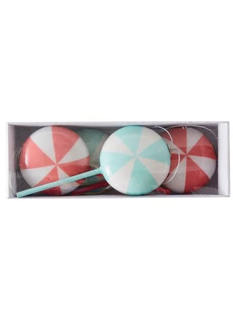 Les 4 Décorations Candy à Suspendre Rouge - Vertbaudet 4 Les 4 Décorations Candy à Suspendre Rouge - Vertbaudet – Image 2