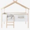 Lit Cabane Enfant Robinson Blanc - Vertbaudet -Magasin De Produits Pour Bébés lit cabane enfant robinson