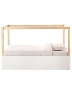 Lit Enfant Mi-hauteur Réversible ZIG-ZAG Blanc - Vertbaudet -Magasin De Produits Pour Bébés lit enfant mi hauteur reversible zig zag 5