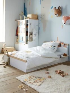 Lit évolutif Enfant LIGNE ABC Blanc - Bois - Vertbaudet -Magasin De Produits Pour Bébés lit evolutif enfant ligne abc 5