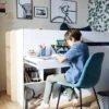 Lit Mi Hauteur Avec Bureau Coulissable Combiné CAMELEO Blanc Mate - Vertbaudet 2 Lit Mi Hauteur Avec Bureau Coulissable Combiné CAMELEO Blanc Mate - Vertbaudet -Magasin De Produits Pour Bébés lit mi hauteur avec bureau coulissable combine cameleo