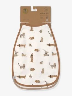 Lot De 2 Bavoirs En Coton Bio Medium Drop Little Mateis LÄSSIG Orange épice - Lassig