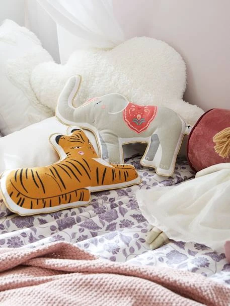 Lot De 2 Coussins Animaux EDEN INDIA Multicolore - Vertbaudet 7 Lot De 2 Coussins Animaux EDEN INDIA Multicolore - Vertbaudet – Image 5