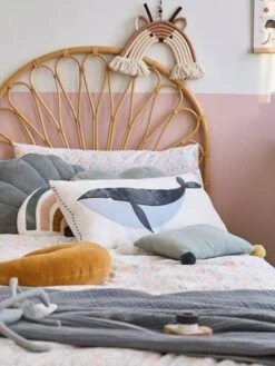 Lot De 2 Coussins SOUS L'OCÉAN Bleu - Vertbaudet -Magasin De Produits Pour Bébés lot de 2 coussins sous locean 2