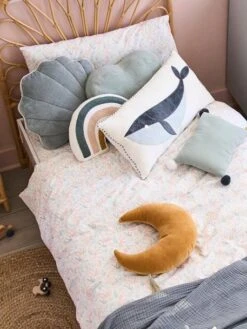 Lot De 2 Coussins SOUS L'OCÉAN Bleu - Vertbaudet -Magasin De Produits Pour Bébés lot de 2 coussins sous locean 4