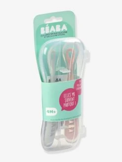 Lot De 2 Cuillères Ergonomiques D'apprentissage + Boîte De Transport BEABA Rose/gris - Beaba 9 Lot De 2 Cuillères Ergonomiques D'apprentissage + Boîte De Transport BEABA Rose/gris - Beaba -Magasin De Produits Pour Bébés lot de 2 cuilleres ergonomiques dapprentissage boite de transport beaba 2