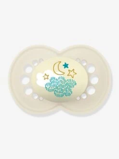 Lot De 2 Sucettes En Silicone MAM Nuit 18+ Vert + Bleu - Mam -Magasin De Produits Pour Bébés lot de 2 sucettes en silicone mam nuit 18 2
