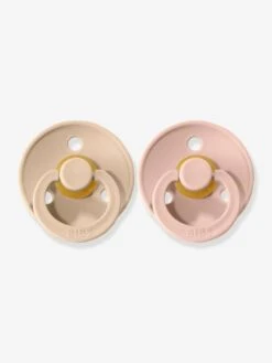 Lot De 2 Sucettes-tétines BIBS Colour, Taille 1 De 0 à 6 Mois Blush & Vanilla - Bibs -Magasin De Produits Pour Bébés lot de 2 sucettes tetines bibs colour taille 1 de 0 a 6 mois 2