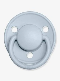 Lot De 2 Sucettes-tétines BIBS De Lux En Silicone Gris Fer + Bleu Layette - Bibs -Magasin De Produits Pour Bébés lot de 2 sucettes tetines bibs de lux en silicone 2