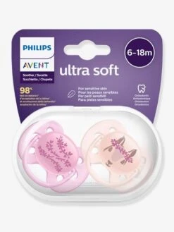 Lot De 2 Sucettes Ultra Douces 2e âge Philips AVENT Ecureuil/fleurs - Philips Avent 13 Lot De 2 Sucettes Ultra Douces 2e âge Philips AVENT Ecureuil/fleurs - Philips Avent -Magasin De Produits Pour Bébés lot de 2 sucettes ultra douces 2e age philips avent 5