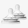Lot De 2 Tétines Philips AVENT Natural, 5 Débits Transparent - Philips Avent -Magasin De Produits Pour Bébés lot de 2 tetines philips avent natural 5 debits