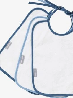 Lot De 3 Bavoirs Plastifiés Bleu - Vertbaudet -Magasin De Produits Pour Bébés lot de 3 bavoirs plastifies 5