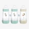 Lot De 3 Biberons 260 Ml MAM Easy Start Anti-colique Nature 2 Bleu Aqua + 1 Beige - Mam 1 Lot De 3 Biberons 260 Ml MAM Easy Start Anti-colique Nature 2 Bleu Aqua + 1 Beige - Mam -Magasin De Produits Pour Bébés lot de 3 biberons 260 ml mam easy start anti colique nature