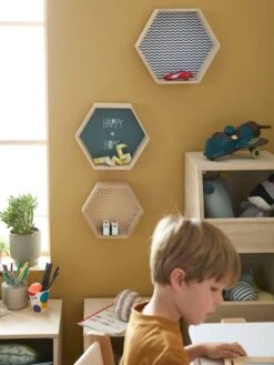 Lot De 3 étagères Hexagones Enfant Bois/multicolore - Vertbaudet 11 Lot De 3 étagères Hexagones Enfant Bois/multicolore - Vertbaudet -Magasin De Produits Pour Bébés lot de 3 etageres hexagones enfant 3