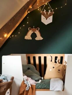 Lot De 3 Fanions Animaux GREEN FOREST Blanc - Vertbaudet -Magasin De Produits Pour Bébés lot de 3 fanions animaux green forest 3