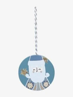 Lot De 6 Boules Plates De Noël Scandinave Bois - Vertbaudet -Magasin De Produits Pour Bébés lot de 6 boules plates de noel scandinave 3