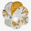 Lot De 7 Bavoirs Naissance En Coton Bio* Vertbaudet Blanc Jungle - Vertbaudet -Magasin De Produits Pour Bébés lot de 7 bavoirs naissance en coton bio vertbaudet