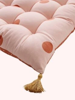 Matelas De Sol à Pompons MINI MAXI POIS Rose - Vertbaudet -Magasin De Produits Pour Bébés matelas de sol a pompons mini maxi pois 2