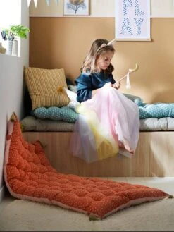 Matelas De Sol à Pompons MINI MAXI POIS Rose - Vertbaudet -Magasin De Produits Pour Bébés matelas de sol a pompons mini maxi pois 3