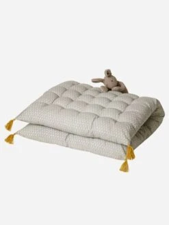 Matelas De Sol Avec Pompons Gris Clair Imprimé - Vertbaudet -Magasin De Produits Pour Bébés matelas de sol avec pompons 6