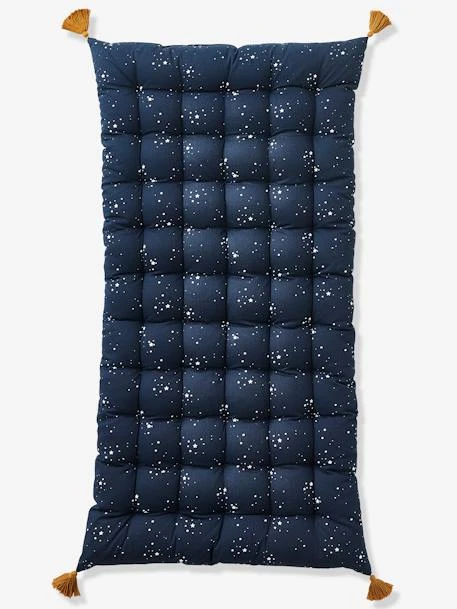 Matelas De Sol Avec Pompons Bleu Foncé - Vertbaudet 3 Matelas De Sol Avec Pompons Bleu Foncé - Vertbaudet