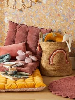 Matelas De Sol Bi-matière GRENIER Rose - Vertbaudet -Magasin De Produits Pour Bébés matelas de sol bi matiere grenier 4