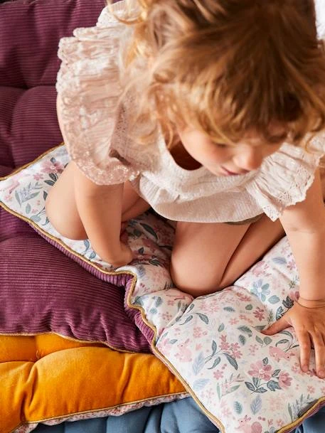 Matelas De Sol Bi-matière VICTORIA Prune - Vertbaudet 6 Matelas De Sol Bi-matière VICTORIA Prune - Vertbaudet – Image 4