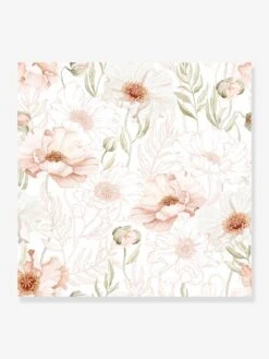 Papier Peint Coquelicots Poppies LILIPINSO Rose Nude - Lilipinso