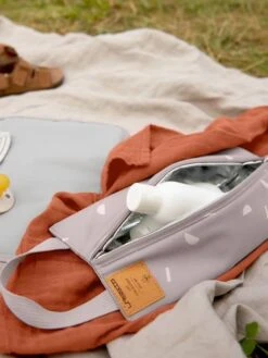 Pochette Isotherme LÄSSIG Taupe - Lassig -Magasin De Produits Pour Bébés pochette isotherme lassig 5