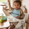 Rehausseur De Chaise Rigide Gris/blanc - Vertbaudet -Magasin De Produits Pour Bébés rehausseur de chaise rigide