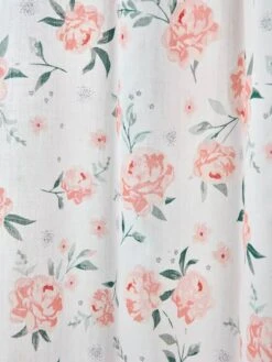 Rideau Voilage EAU DE ROSE écru / Rose - Vertbaudet -Magasin De Produits Pour Bébés rideau voilage eau de rose 3