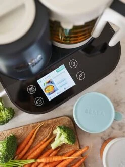Robot Connecté BEABA Babycook Smart Gris Anthracite/blanc - Beaba -Magasin De Produits Pour Bébés robot connecte beaba babycook smart 5