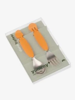 Set 2 Couverts DONE BY DEER YummyPlus Sea Friends Rose - Done By Deer -Magasin De Produits Pour Bébés set 2 couverts done by deer yummyplus sea friends 3