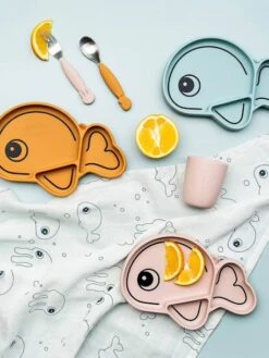 Set 2 Couverts DONE BY DEER YummyPlus Sea Friends Rose - Done By Deer -Magasin De Produits Pour Bébés set 2 couverts done by deer yummyplus sea friends 5