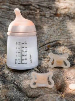 Set Biberon Zero.Zero + Sucette SUAVINEX Rose Nude - Suavinex -Magasin De Produits Pour Bébés set biberon zero.zero sucette suavinex 5