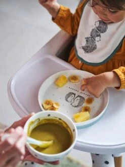 Set Vaisselle En Céramique Et Silicone HANOÏ Hérissons - Vertbaudet -Magasin De Produits Pour Bébés set vaisselle en ceramique et silicone hanoi 3