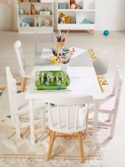 Table De Jeu Enfant LIGNE SIRIUS Blanc - Vertbaudet -Magasin De Produits Pour Bébés table de jeu enfant ligne sirius 3