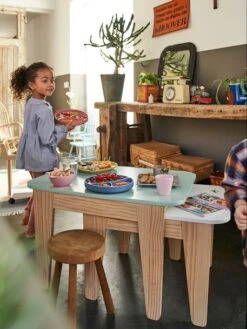 Tables Gigognes Gris Vert/bois + Blanc/bois - Vertbaudet 13 Tables Gigognes Gris Vert/bois + Blanc/bois - Vertbaudet -Magasin De Produits Pour Bébés tables gigognes 5