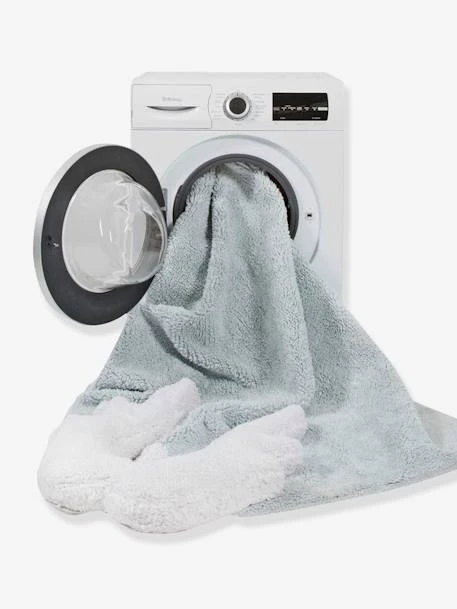 Tapis Coton Lavable Ailes Puffy Wings LORENA CANALS Bleu Grisé - Lorena Canals 6 Tapis Coton Lavable Ailes Puffy Wings LORENA CANALS Bleu Grisé - Lorena Canals – Image 4