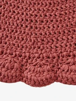 Tapis Crochet Vieux Rose - Vertbaudet -Magasin De Produits Pour Bébés tapis crochet 3