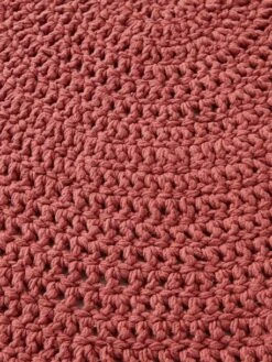 Tapis Crochet Vieux Rose - Vertbaudet -Magasin De Produits Pour Bébés tapis crochet 4