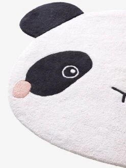 Tapis Panda HANOÏ écru / Noir - Vertbaudet -Magasin De Produits Pour Bébés tapis panda hanoi 3