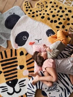 Tapis Panthère Ocre / Noir - Vertbaudet 6 Tapis Panthère Ocre / Noir - Vertbaudet -Magasin De Produits Pour Bébés tapis panthere 1