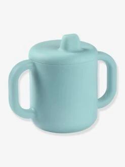 Tasse D'apprentissage BEABA En Silicone Bleu - Beaba -Magasin De Produits Pour Bébés tasse dapprentissage beaba en silicone 2
