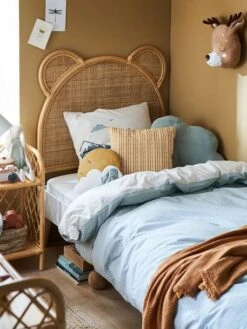 Tête De Lit Enfant Rotin Ours Naturel - Vertbaudet -Magasin De Produits Pour Bébés tete de lit enfant rotin ours 3