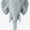Trophée Mural éléphant Lumineux Gris - Vertbaudet -Magasin De Produits Pour Bébés trophee mural elephant lumineux