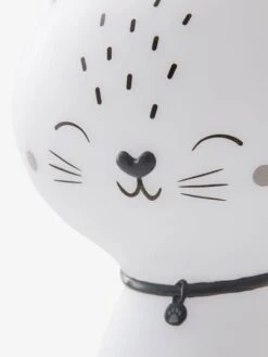 Veilleuse Moustachat Blanc / Bleu - Vertbaudet -Magasin De Produits Pour Bébés veilleuse moustachat 2