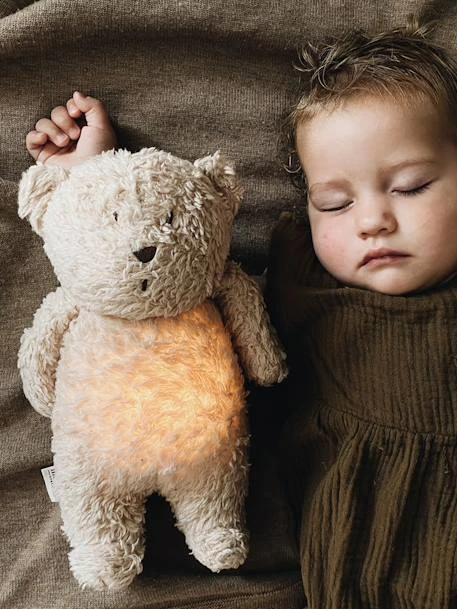 Veilleuse Peluche MOONIE Ourson En Coton Bio* Beige Sable - Moonie 4 Veilleuse Peluche MOONIE Ourson En Coton Bio* Beige Sable - Moonie – Image 2